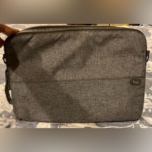 Lug Delta 15” laptop bag in Heather Gray